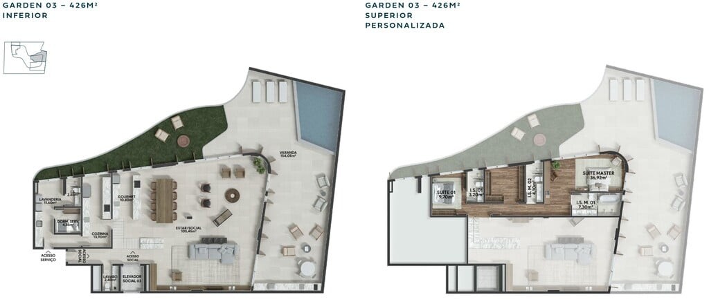Apartamento, 2 quartos, 134 m² - Foto 75