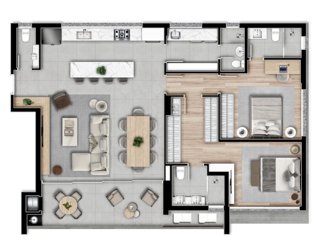 Cobertura, 3 quartos, 260 m² - Foto 42