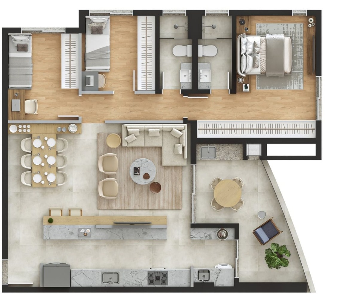 Apartamento, 2 quartos, 77 m² - Foto 17