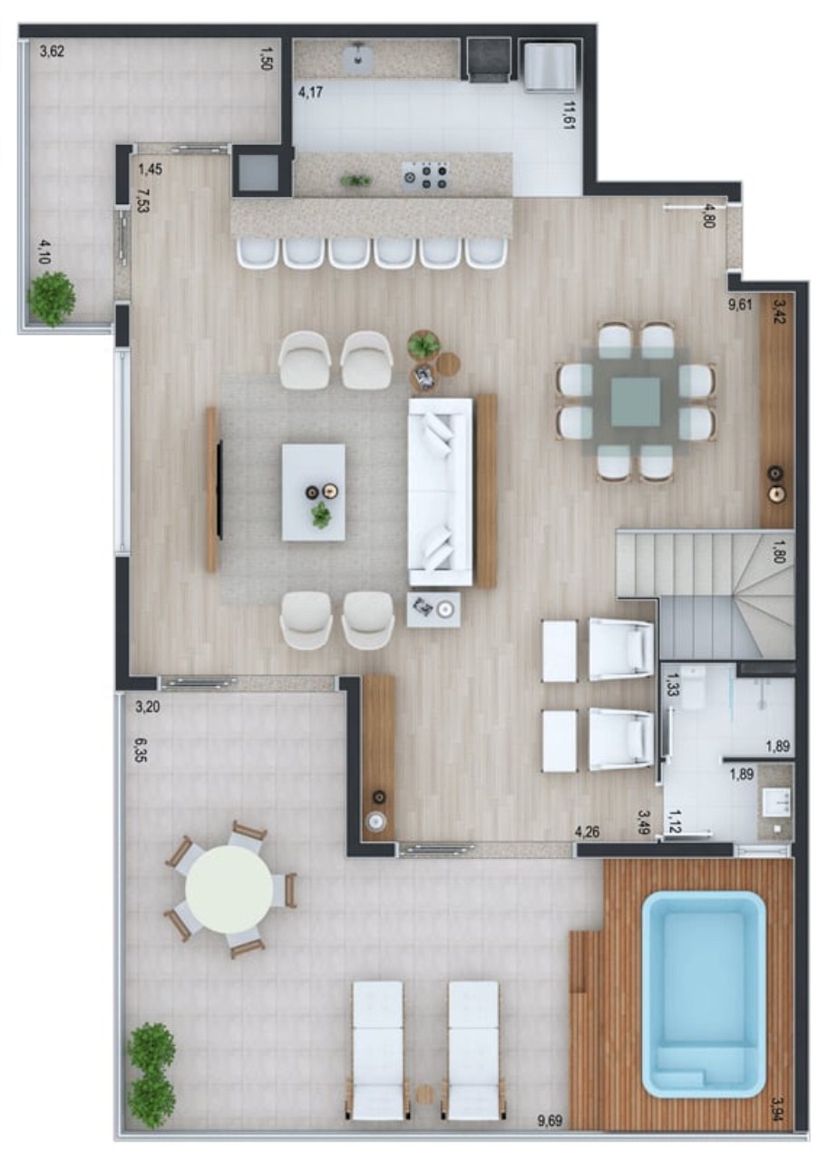 Apartamento, 3 quartos, 181 m² - Foto 58