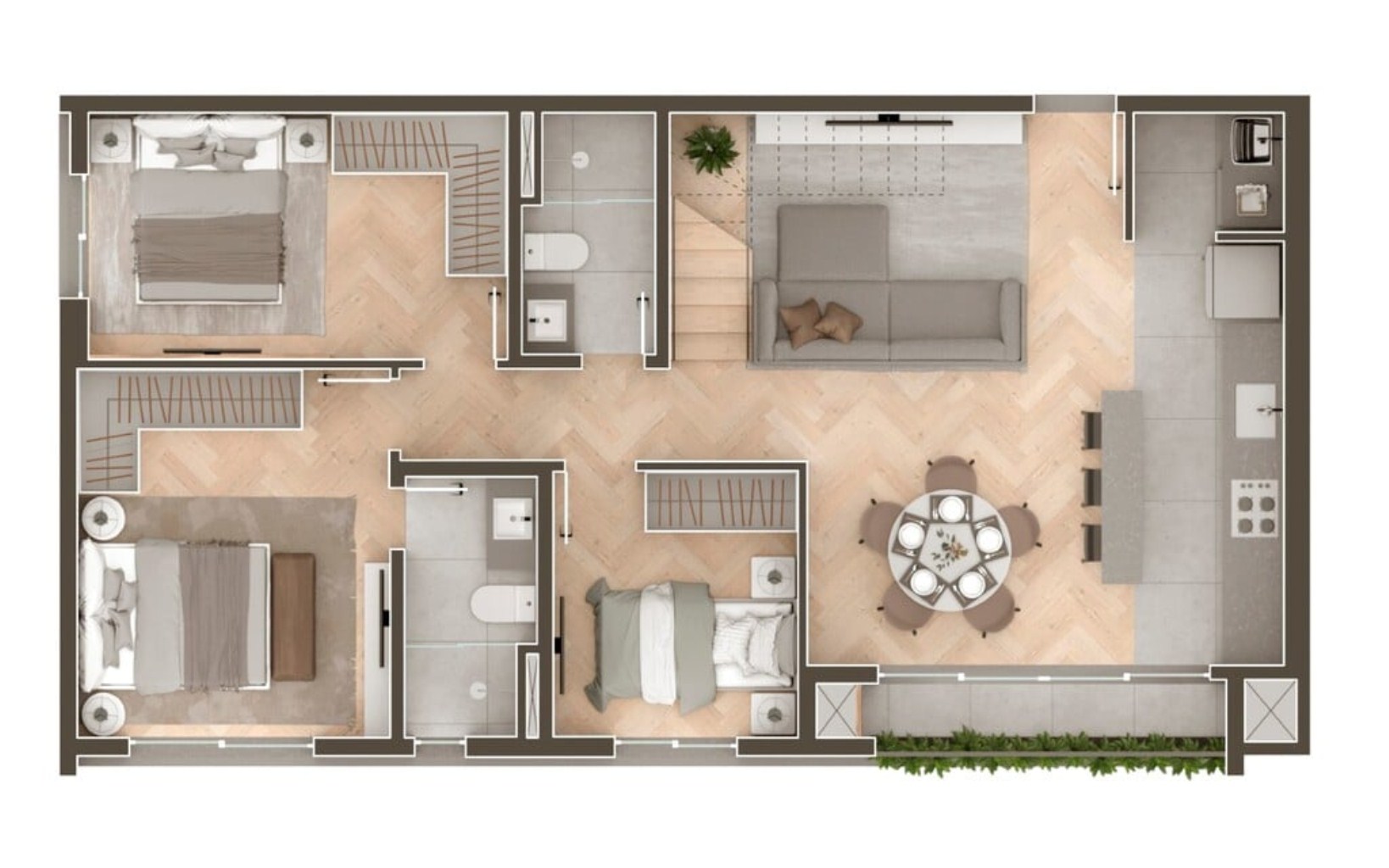 Apartamento, 3 quartos, 77 m² - Foto 25