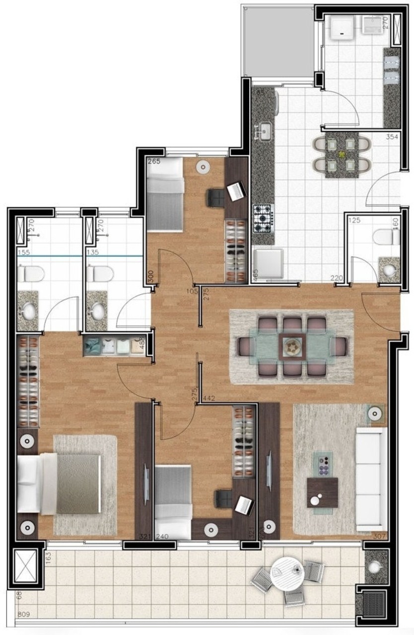 Apartamento, 3 quartos, 111 m² - Foto 40