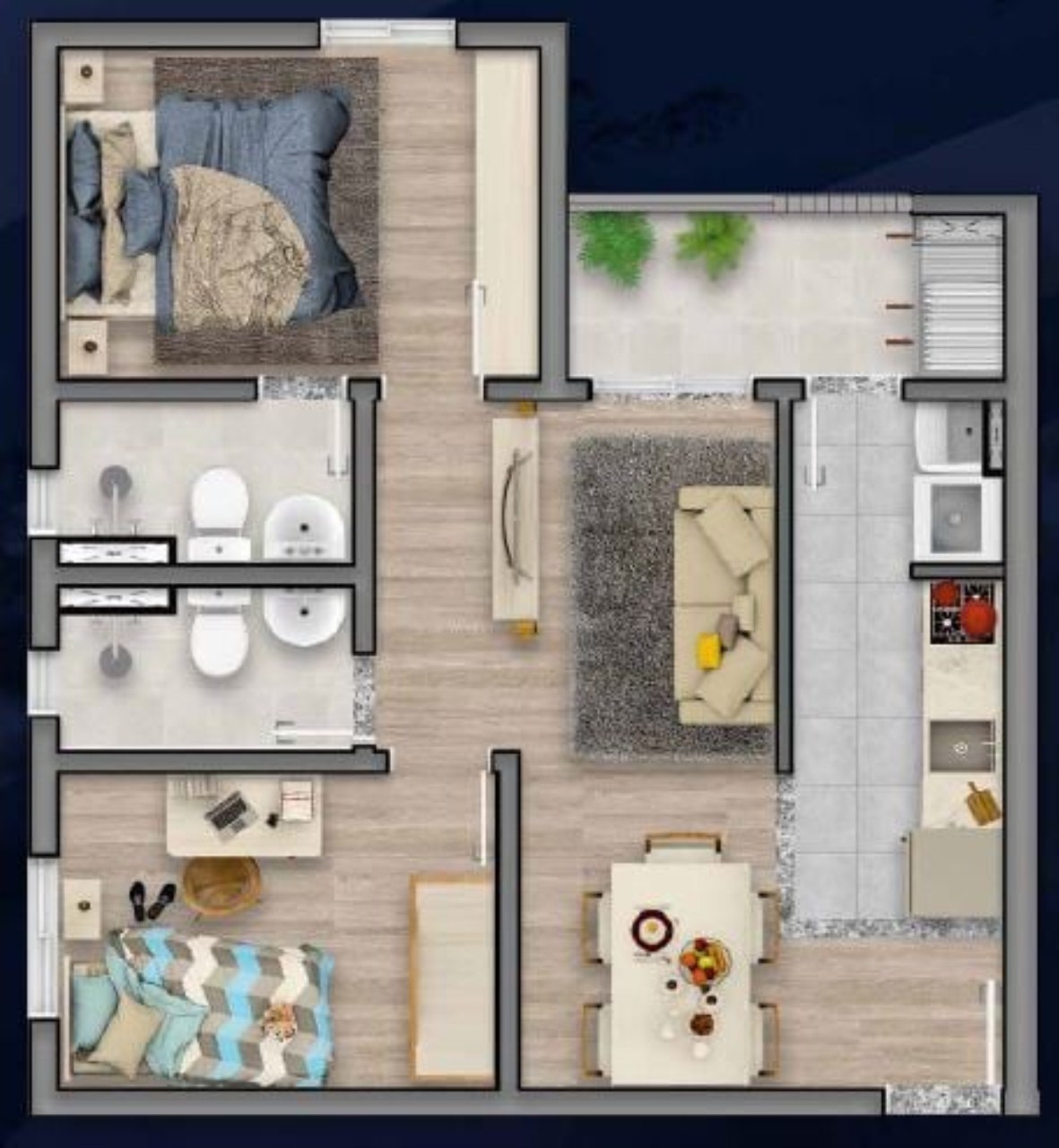 Apartamento, 2 quartos, 52 m² - Foto 36