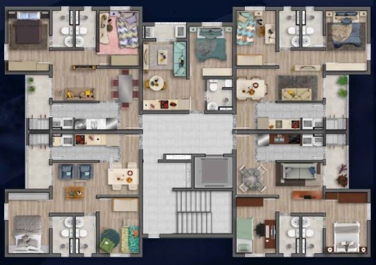 Apartamento, 2 quartos, 52 m² - Foto 34