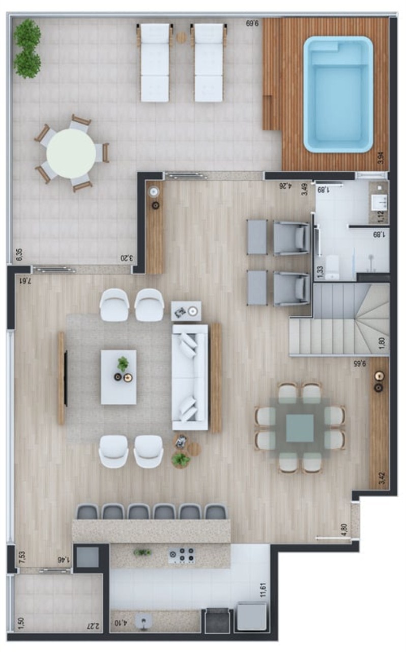 Apartamento, 3 quartos, 181 m² - Foto 52