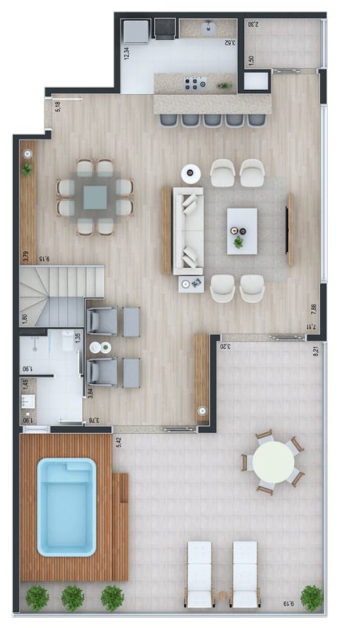 Apartamento, 3 quartos, 181 m² - Foto 56