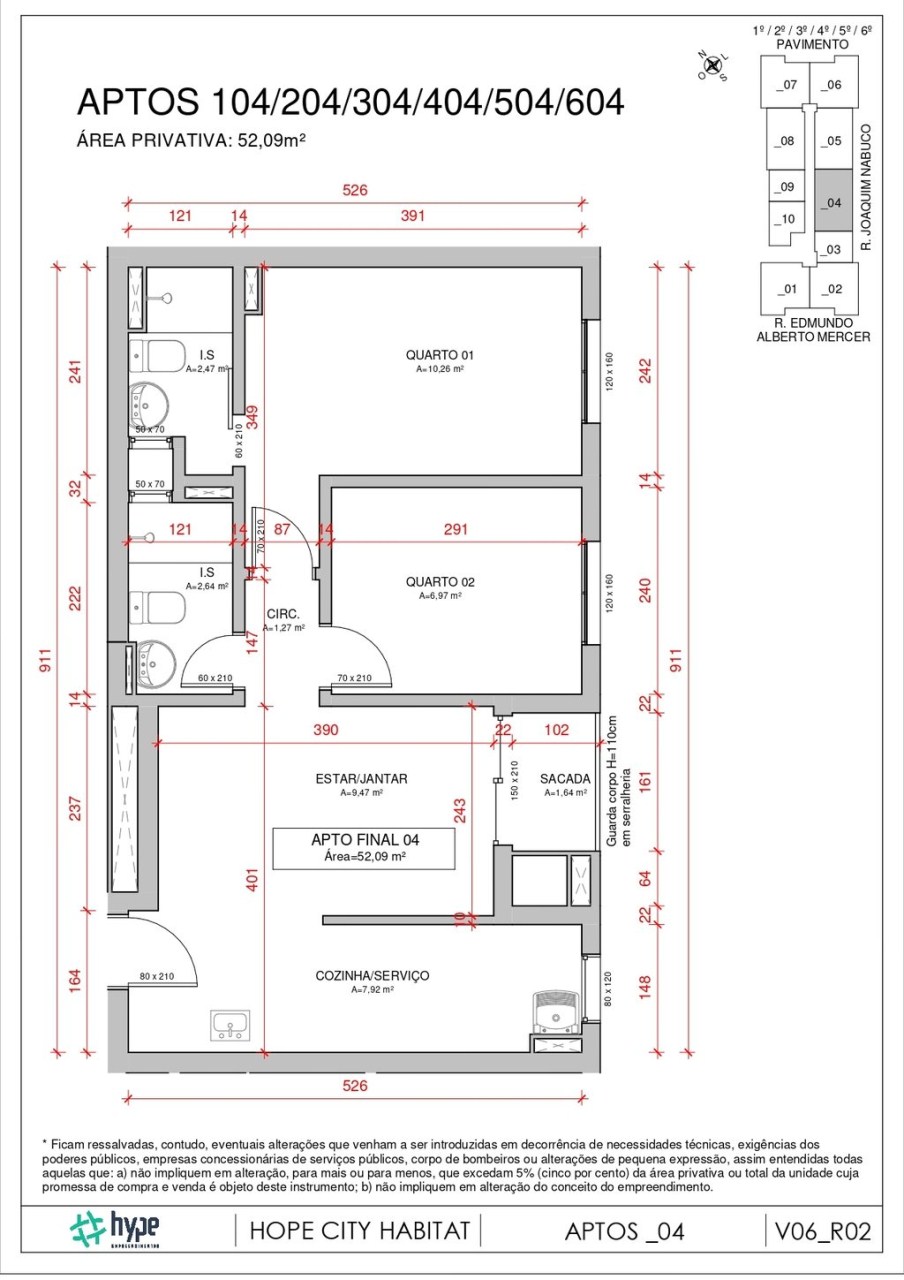 Apartamento, 2 quartos, 52 m² - Foto 27