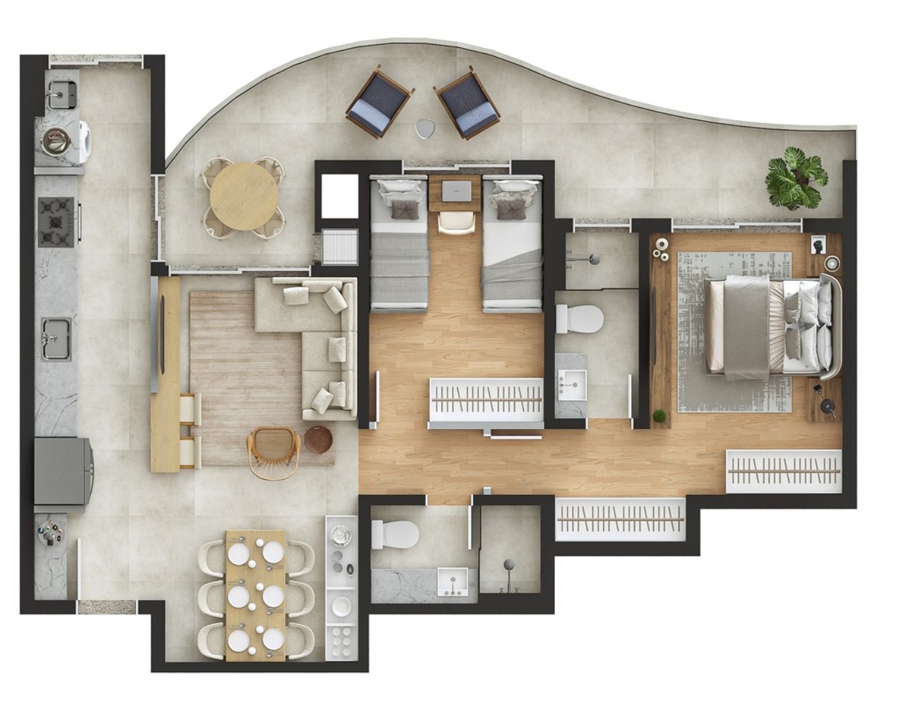 Apartamento, 3 quartos, 91 m² - Foto 11