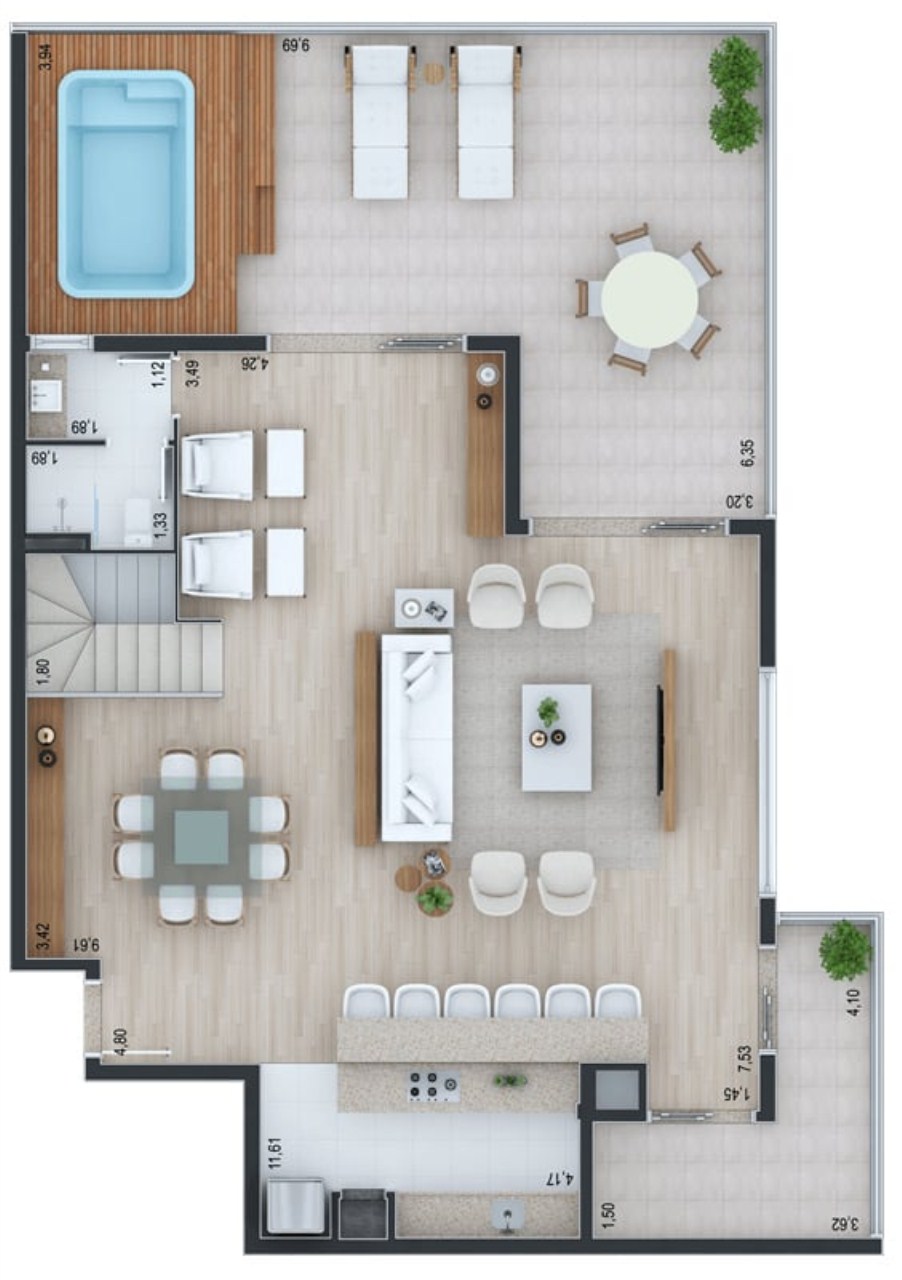 Apartamento, 3 quartos, 181 m² - Foto 54