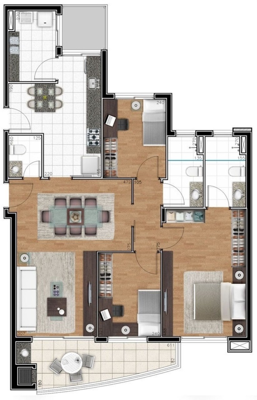 Apartamento, 3 quartos, 111 m² - Foto 38
