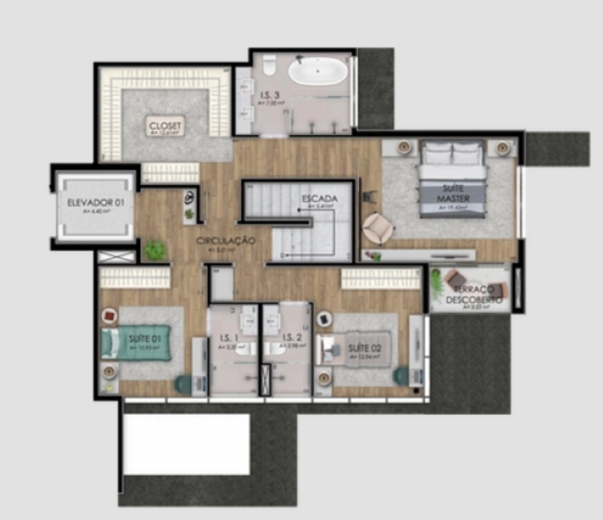 Apartamento à venda com 3 quartos, 156m² - Foto 48