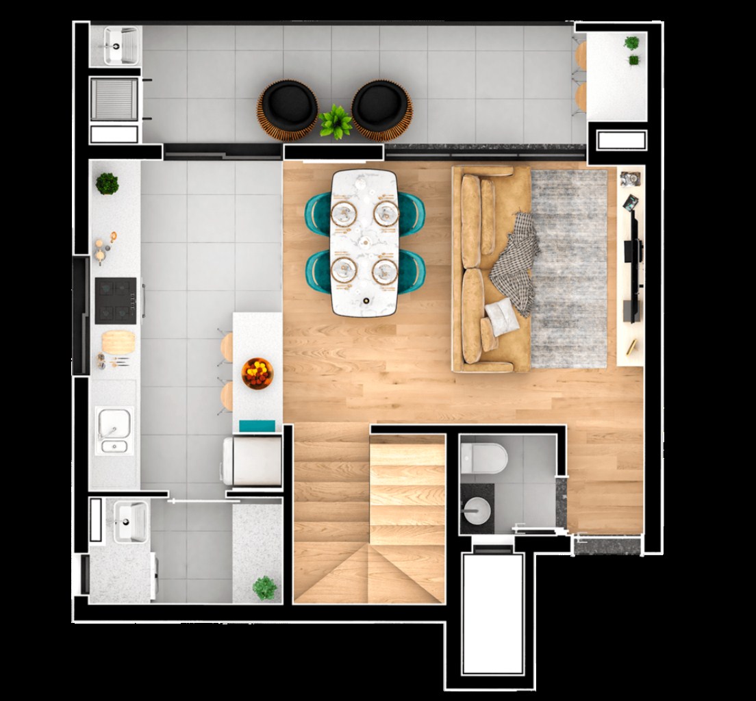 Apartamento, 1 quarto, 31 m² - Foto 23
