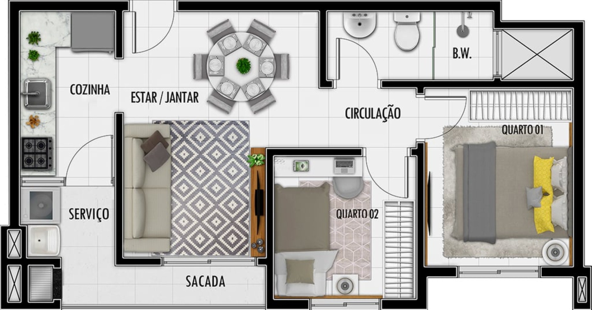 Apartamento, 2 quartos, 72 m² - Foto 16