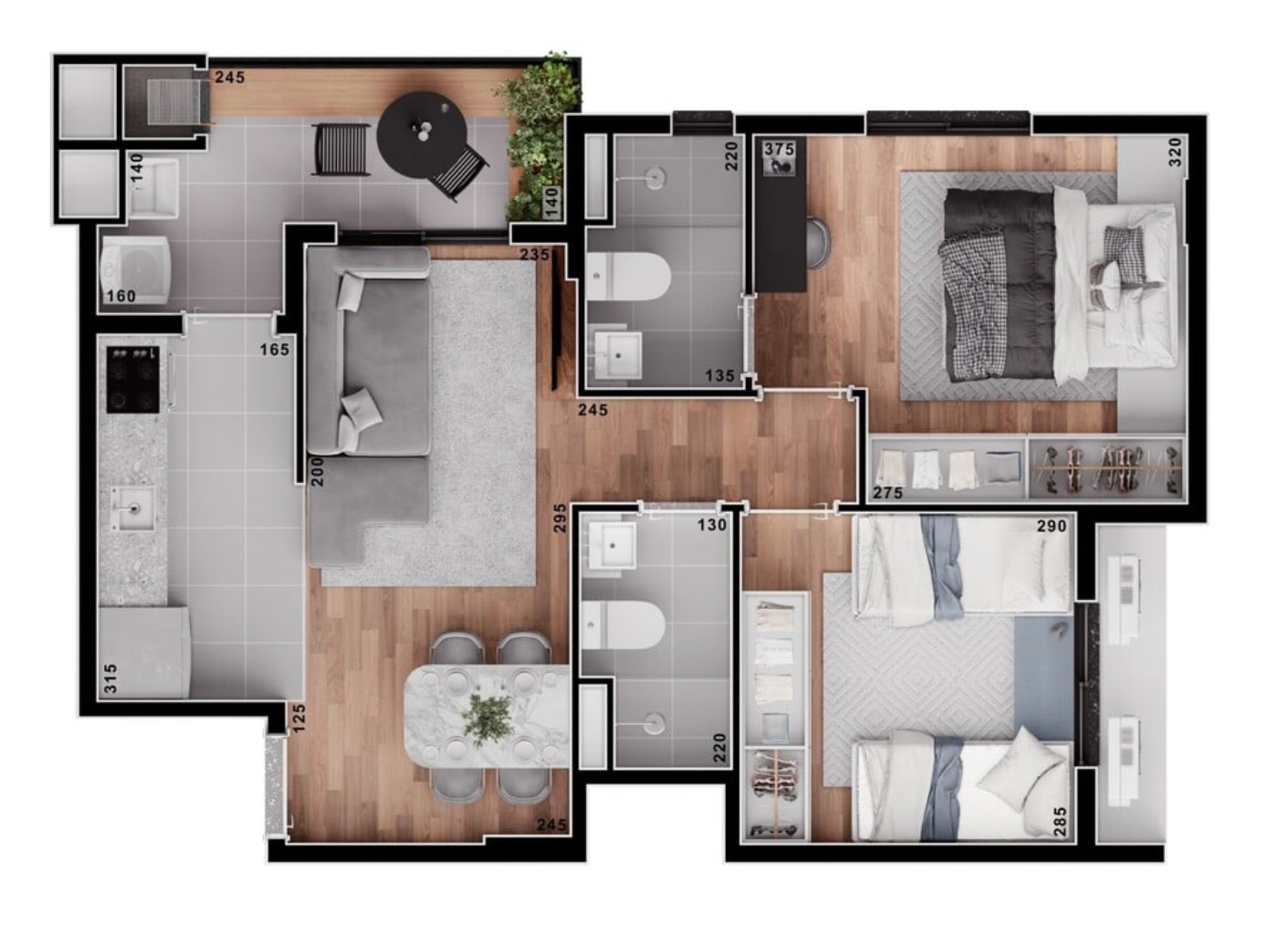 Apartamento, 1 quarto, 28 m² - Foto 44