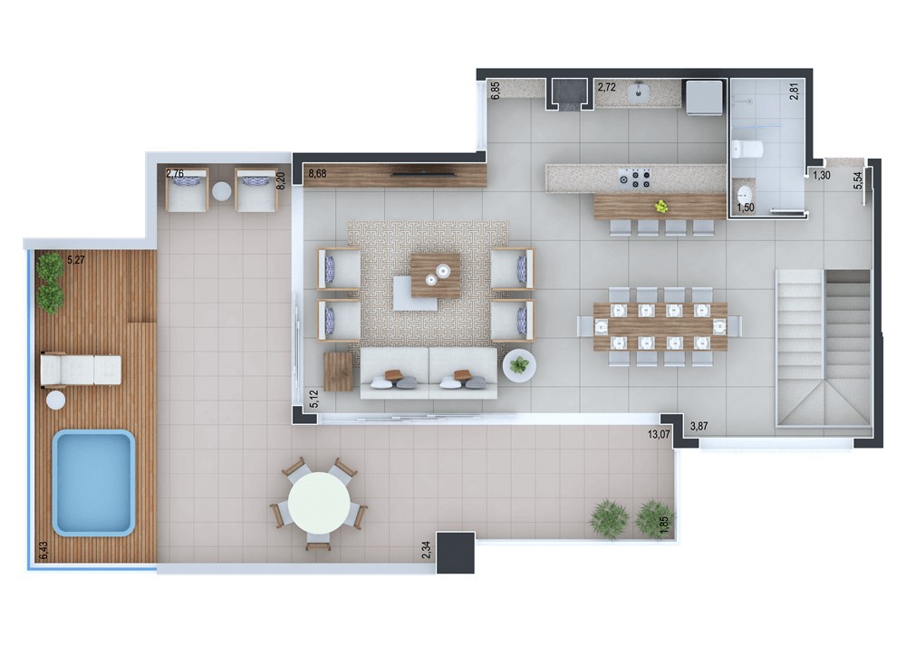 Apartamento, 3 quartos, 171 m² - Foto 43