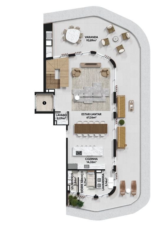 Apartamento, 3 quartos, 533 m² - Foto 46