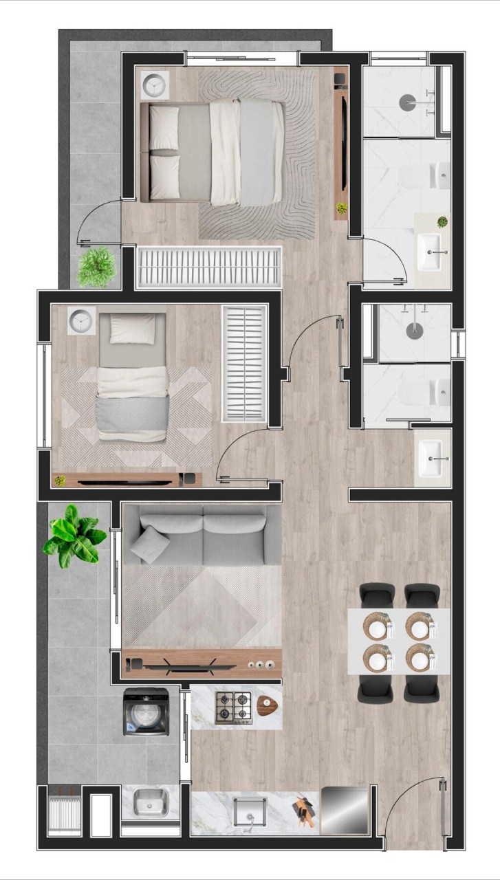 Apartamento, 2 quartos, 178 m² - Foto 59