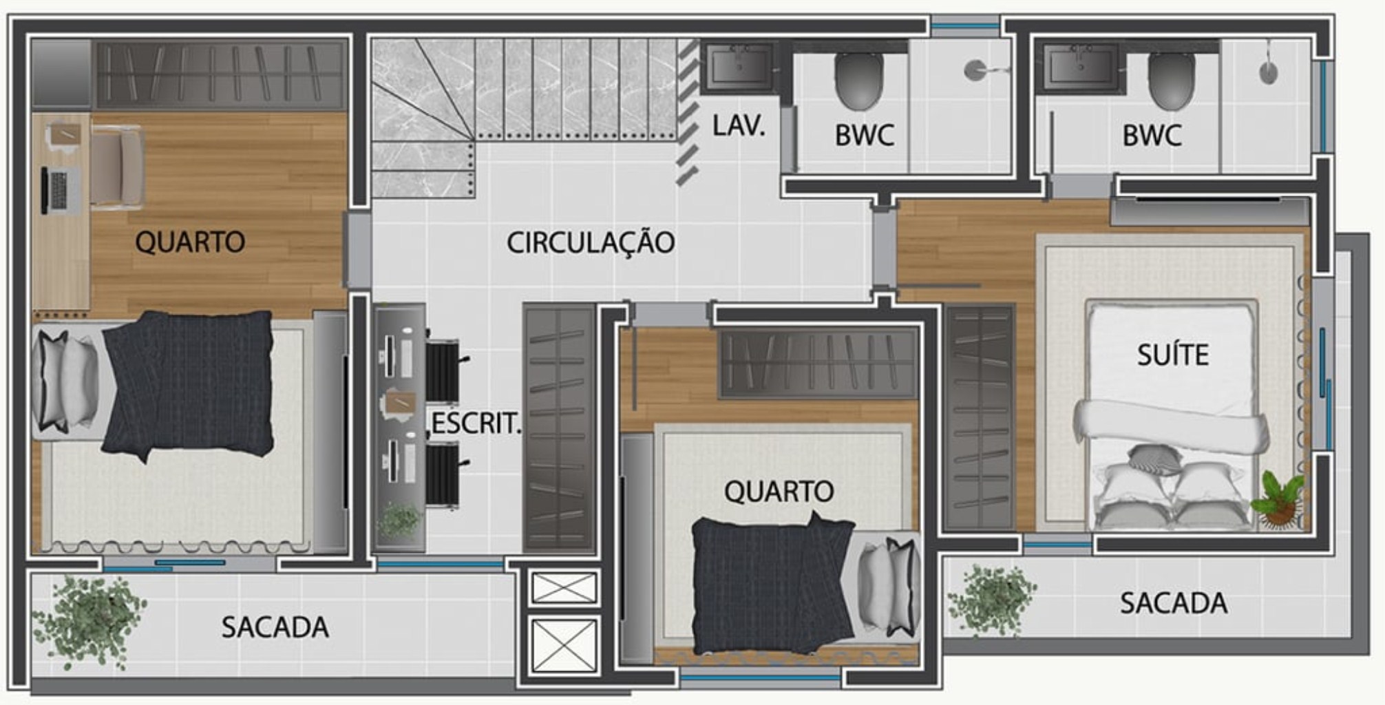 Apartamento, 2 quartos, 178 m² - Foto 66