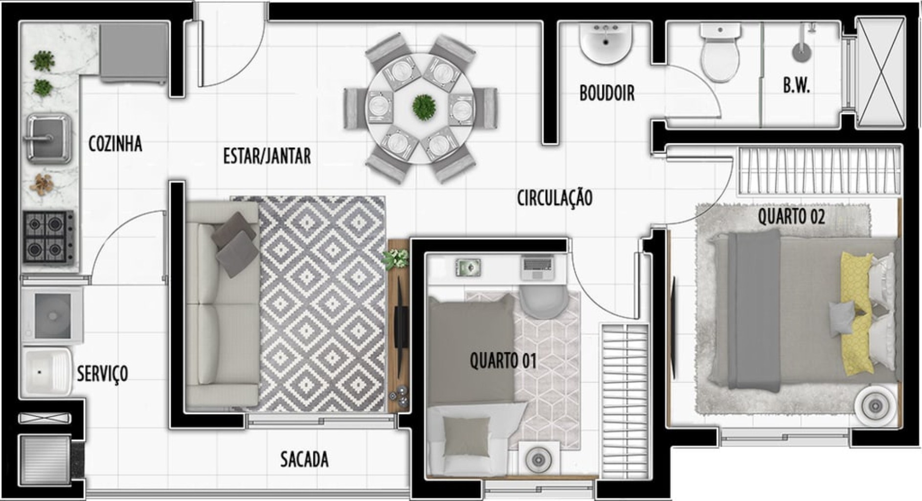 Apartamento, 2 quartos, 72 m² - Foto 17