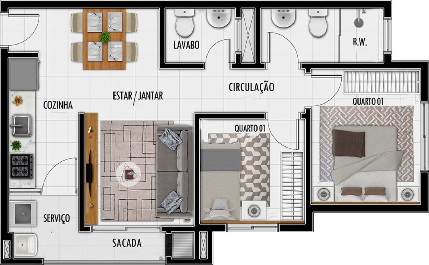 Apartamento, 2 quartos, 72 m² - Foto 15