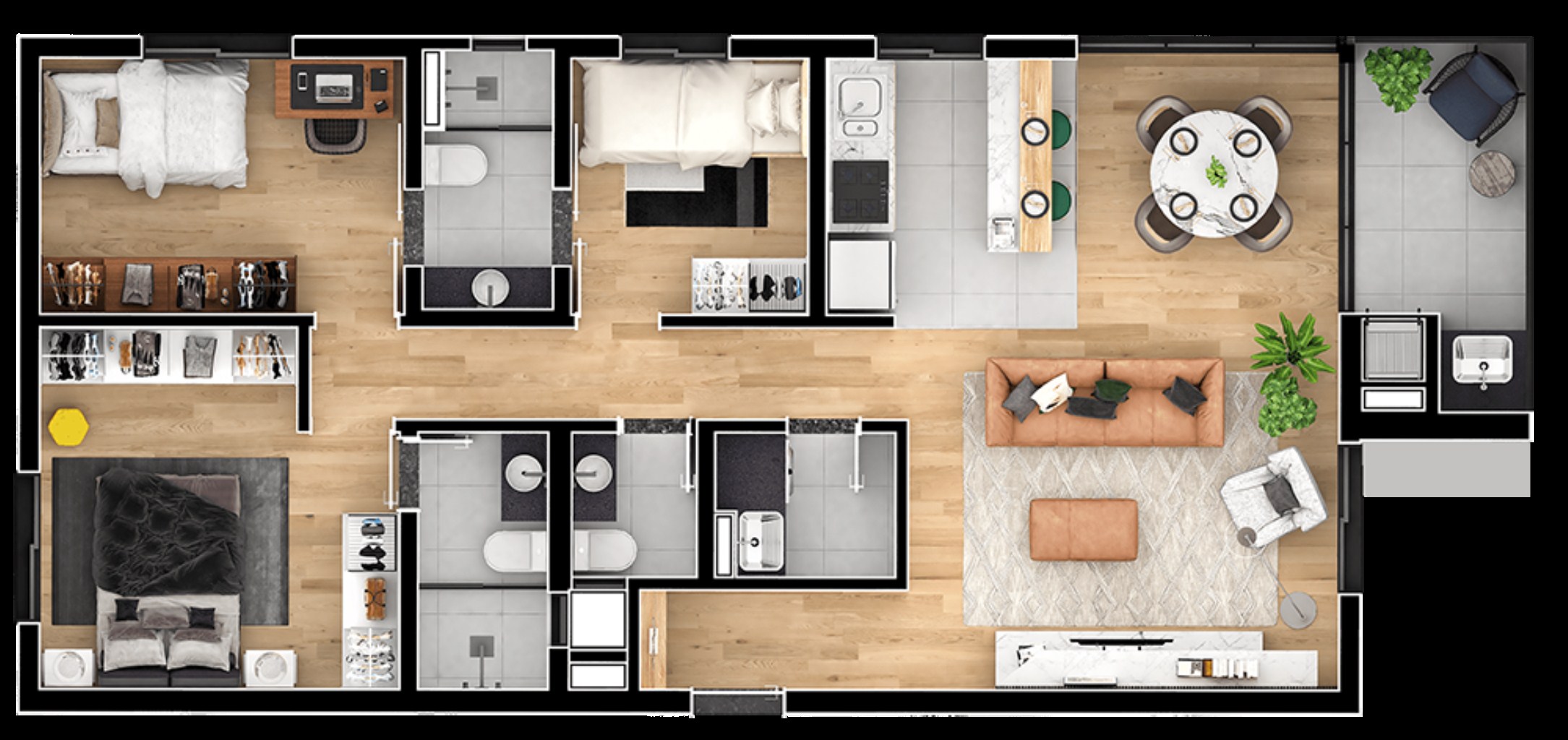 Apartamento, 2 quartos, 59 m² - Foto 22