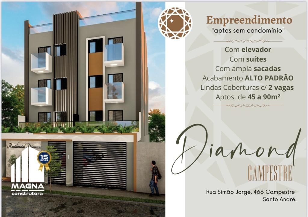 COBERTURA DUPLEX RESIDENCIAL em Santo André - SP, Campestre