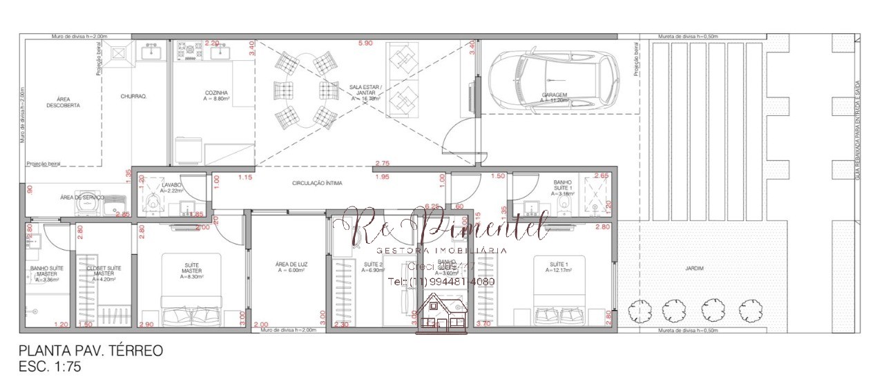 Casa, 3 quartos - Foto 2