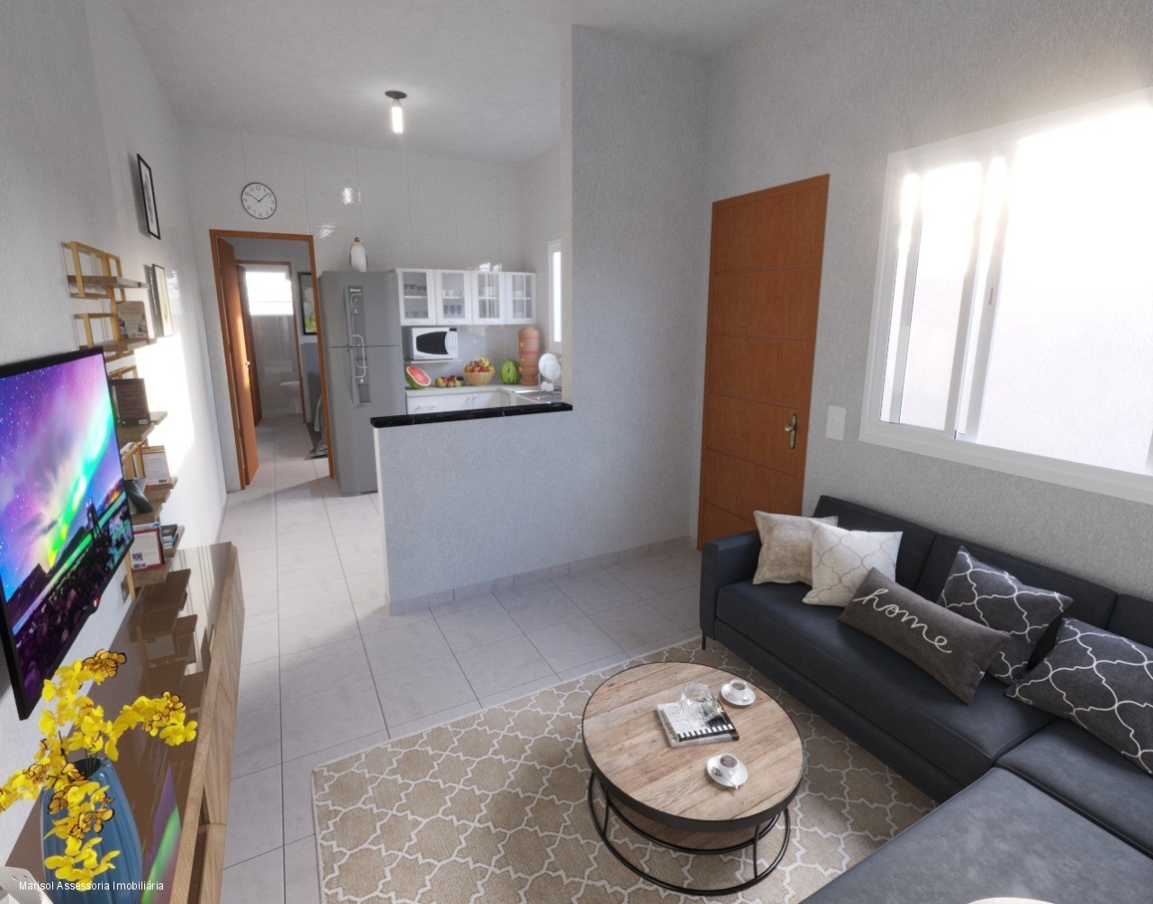 Casa residencial em mongaguá - sp, chacara itaguai