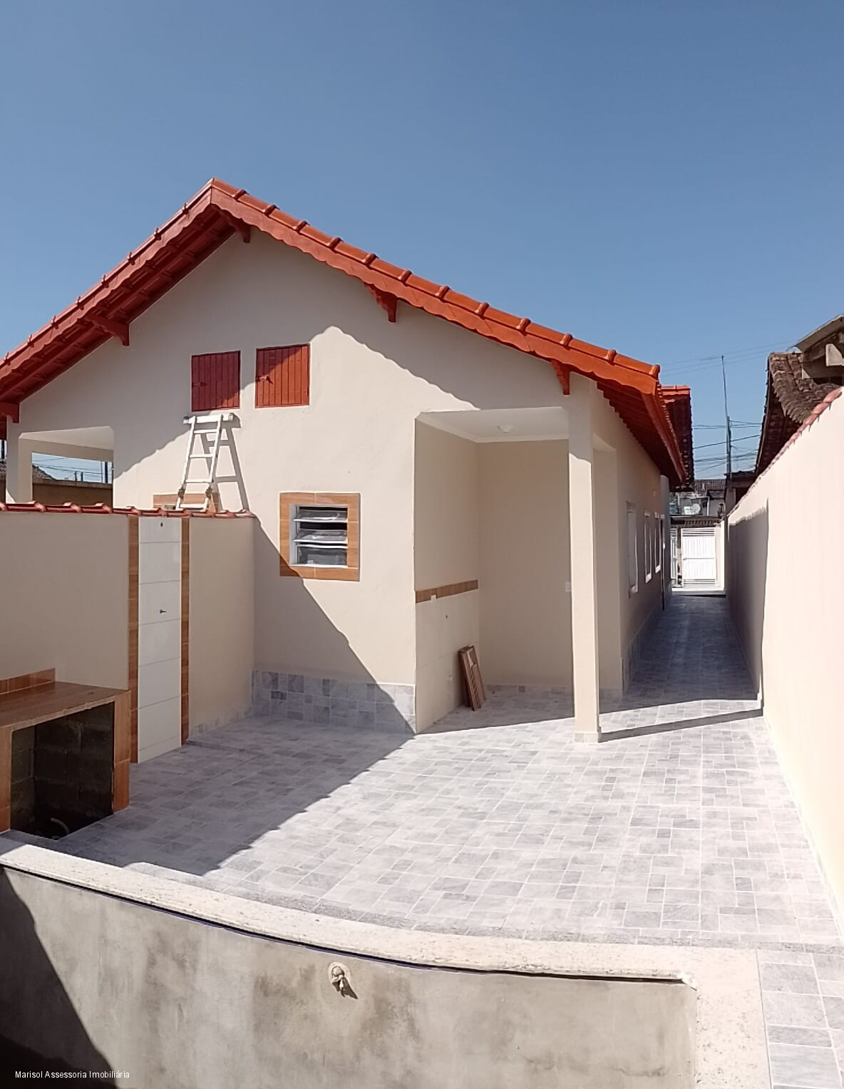 Casa residencial em mongaguá - sp, chacara itaguai