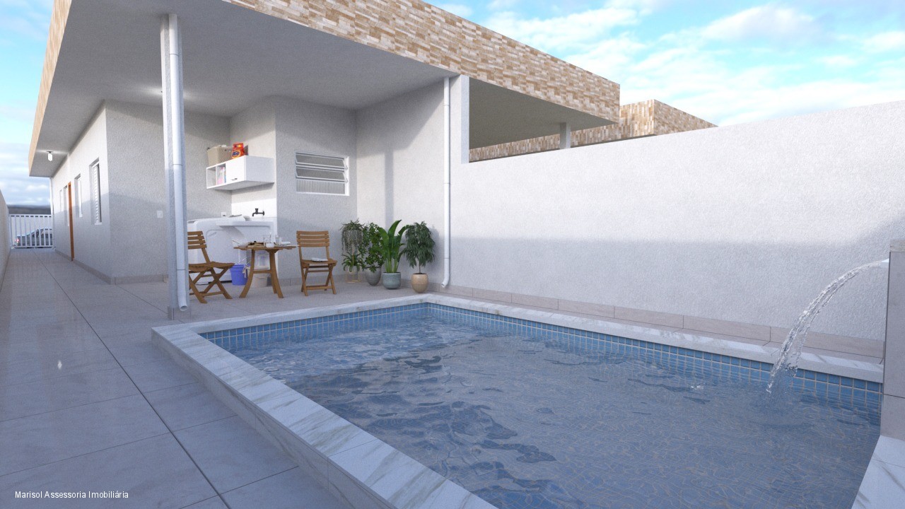 Casa residencial em mongaguá - sp, chacara itaguai