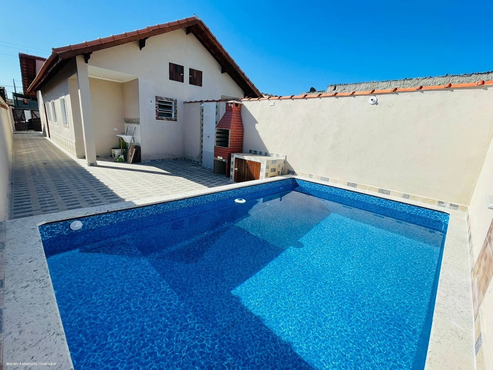Casa residencial em mongaguá - sp, chacara itaguai