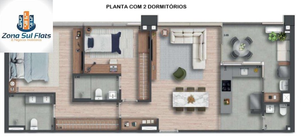 Apartamento, 2 quartos, 87 m² - Foto 38
