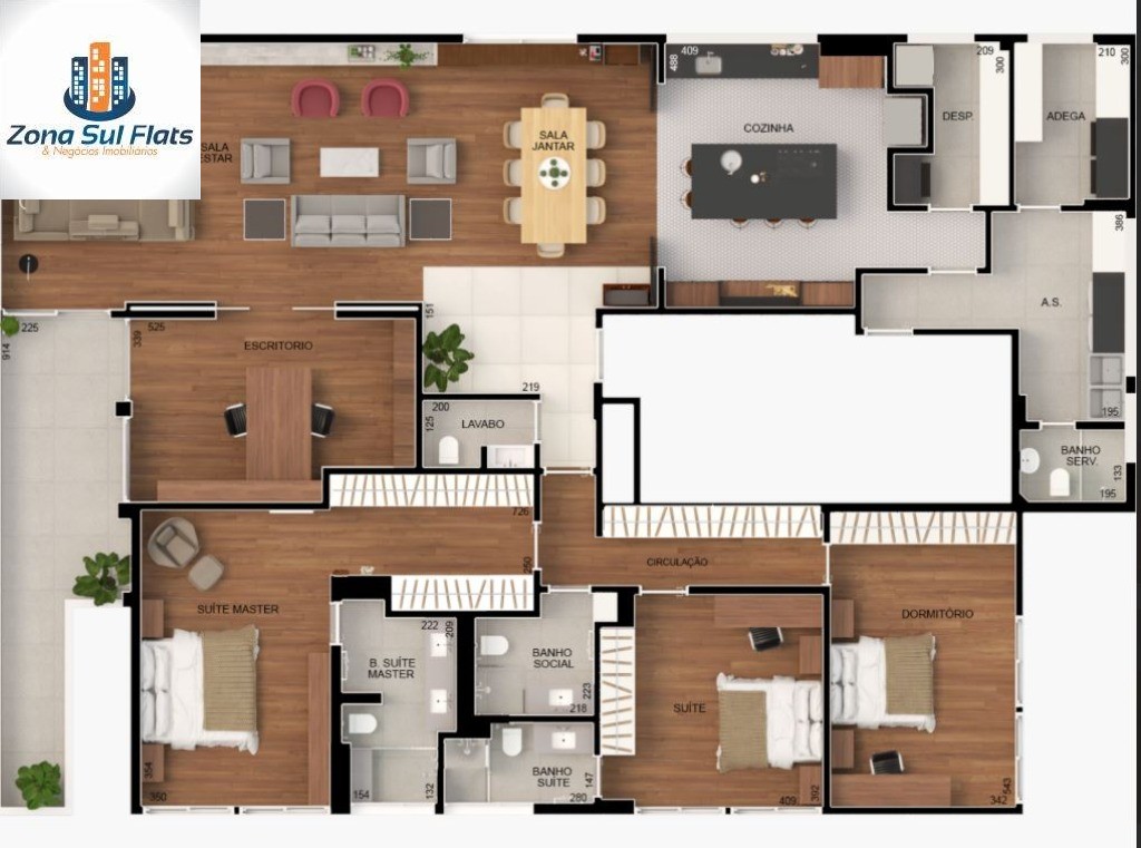 Apartamento, 3 quartos, 270 m² - Foto 38