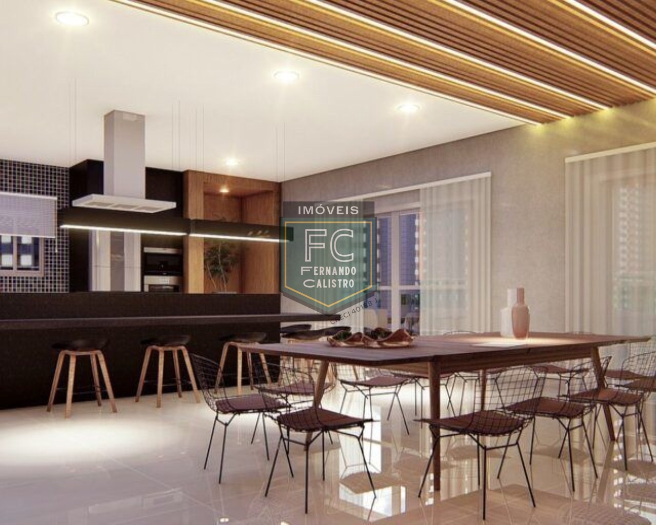 Apartamento alto padrão 3 dormitórios (1 suíte) frente, varanda gourmet c/ vista p/ o mar, 2 vagas, em obras: out 23, v. Caiçara, praia grande/sp