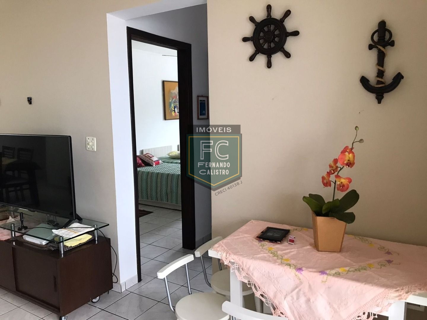 Apartamento 2 Dormitórios (1 Suíte), 89m², Mobiliado, Andar Alto, Varanda Envidraçada c/ Vista p/ o Mar, Financiamento Bancário, Centro, Mongaguá/SP