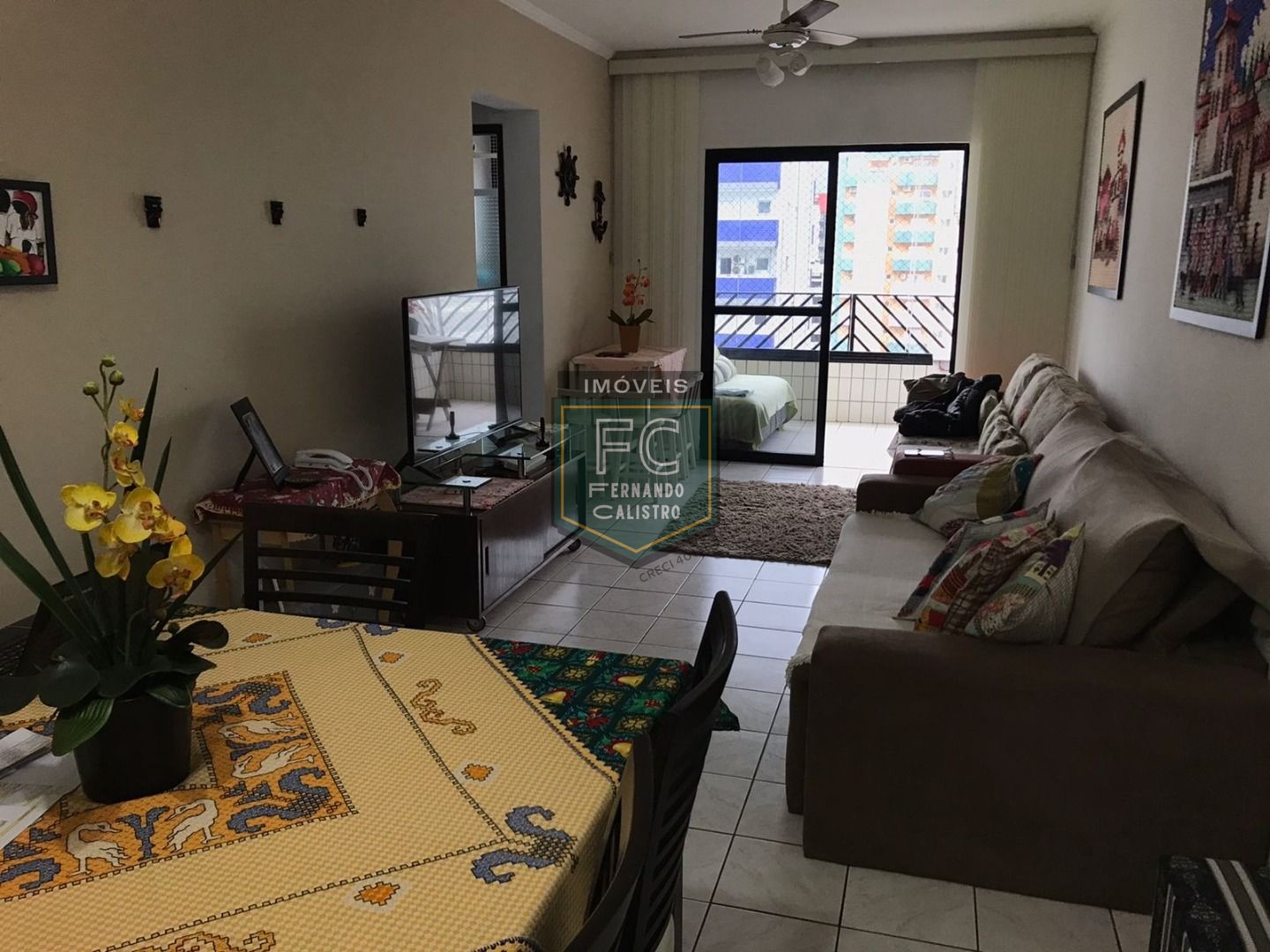 Apartamento 2 Dormitórios (1 Suíte), 89m², Mobiliado, Andar Alto, Varanda Envidraçada c/ Vista p/ o Mar, Financiamento Bancário, Centro, Mongaguá/SP