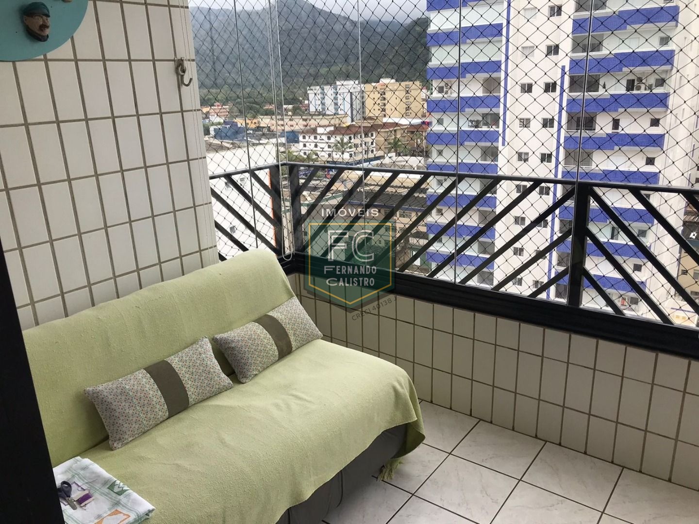Apartamento 2 Dormitórios (1 Suíte), 89m², Mobiliado, Andar Alto, Varanda Envidraçada c/ Vista p/ o Mar, Financiamento Bancário, Centro, Mongaguá/SP