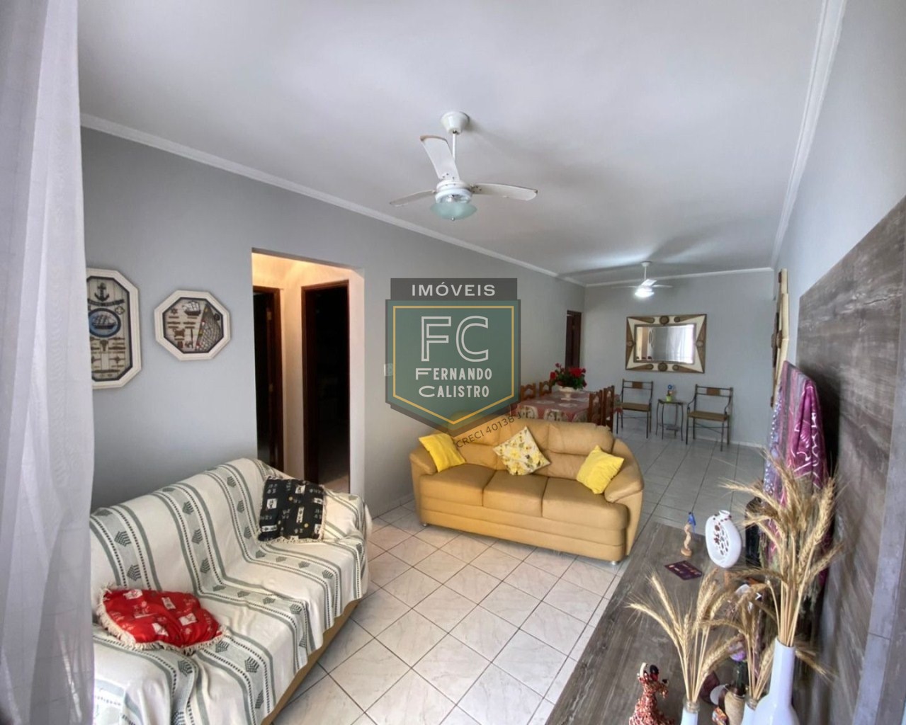 Apartamento 2 Dormitórios (1 Suíte) 89m², Móveis Planejados, Varanda c/ Vista p/ o Mar, Financiamento Bancário, Jd. Marina, Local Nobre, Mongaguá/SP
