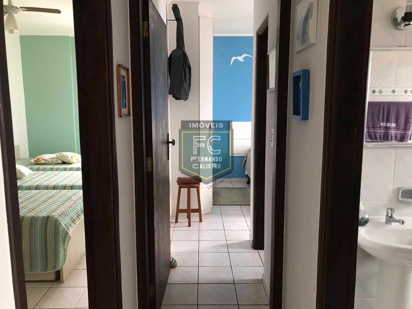 Apartamento 2 Dormitórios (1 Suíte), 89m², Mobiliado, Andar Alto, Varanda Envidraçada c/ Vista p/ o Mar, Financiamento Bancário, Centro, Mongaguá/SP