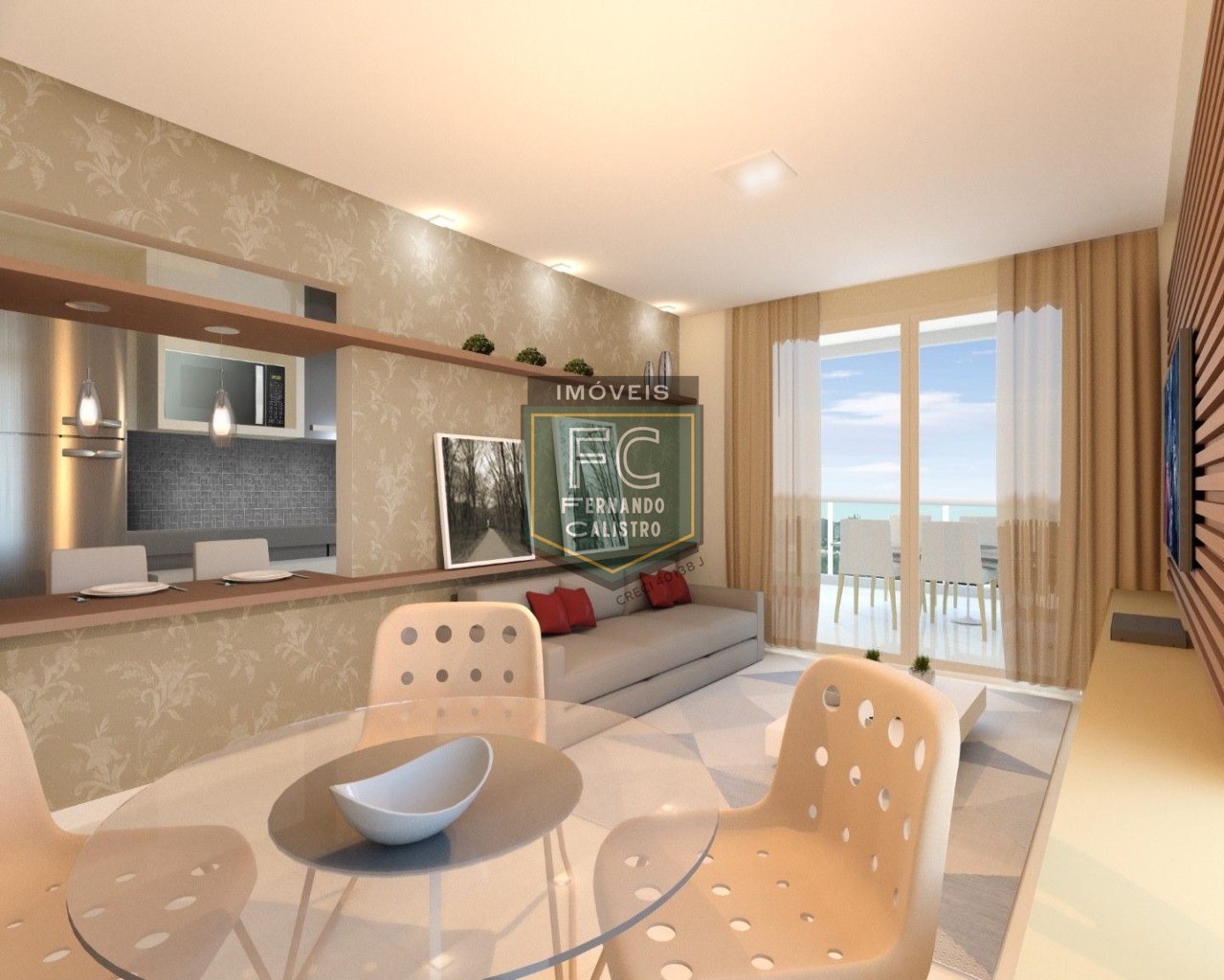 Apartamento 2 dormitórios (1 suíte) andar alto, varanda gourmet c/ vista p/ o mar, condomínio lazer completo frente ao mar, v. Atlântica, mongaguá sp