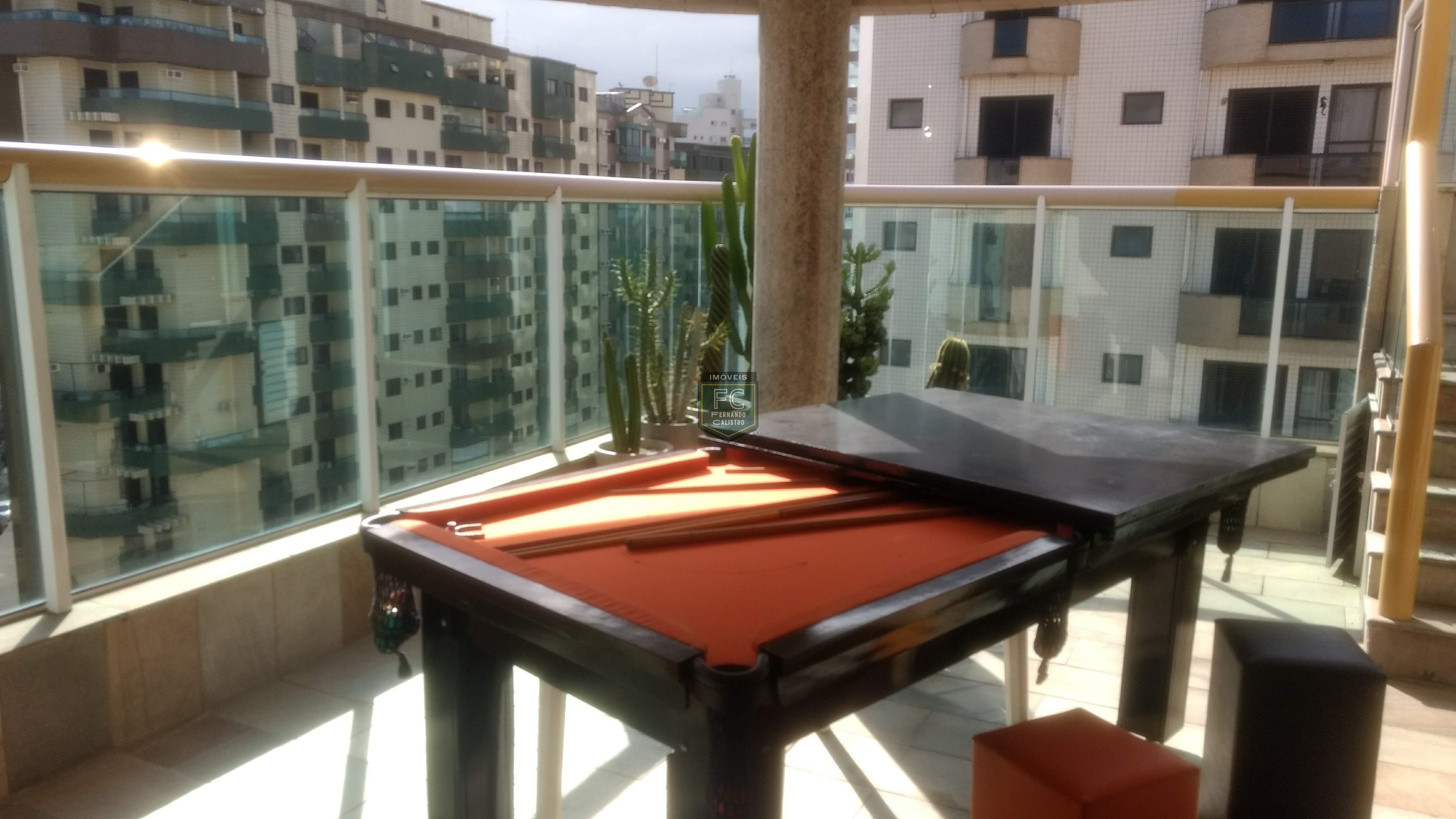 Cobertura Duplex Mobiliada 3 Dormitórios (2 suítes) Vista para o Mar, Piscina e Área Gourmet Privativa, 100 mts da praia, TUPI, Praia Grande /SP