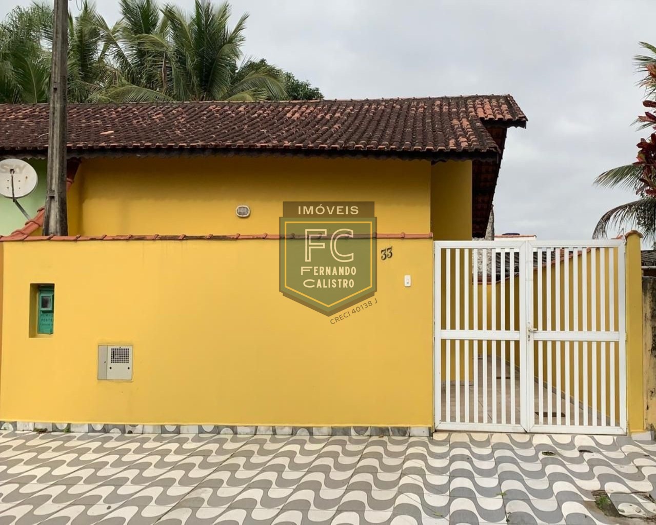 Casa nova individual com 2 dormitórios (1 suíte) 60 m², proxima à avenida, 500 mts da praia, à venda por R$ 240.000 - solemar - praia grande/sp.