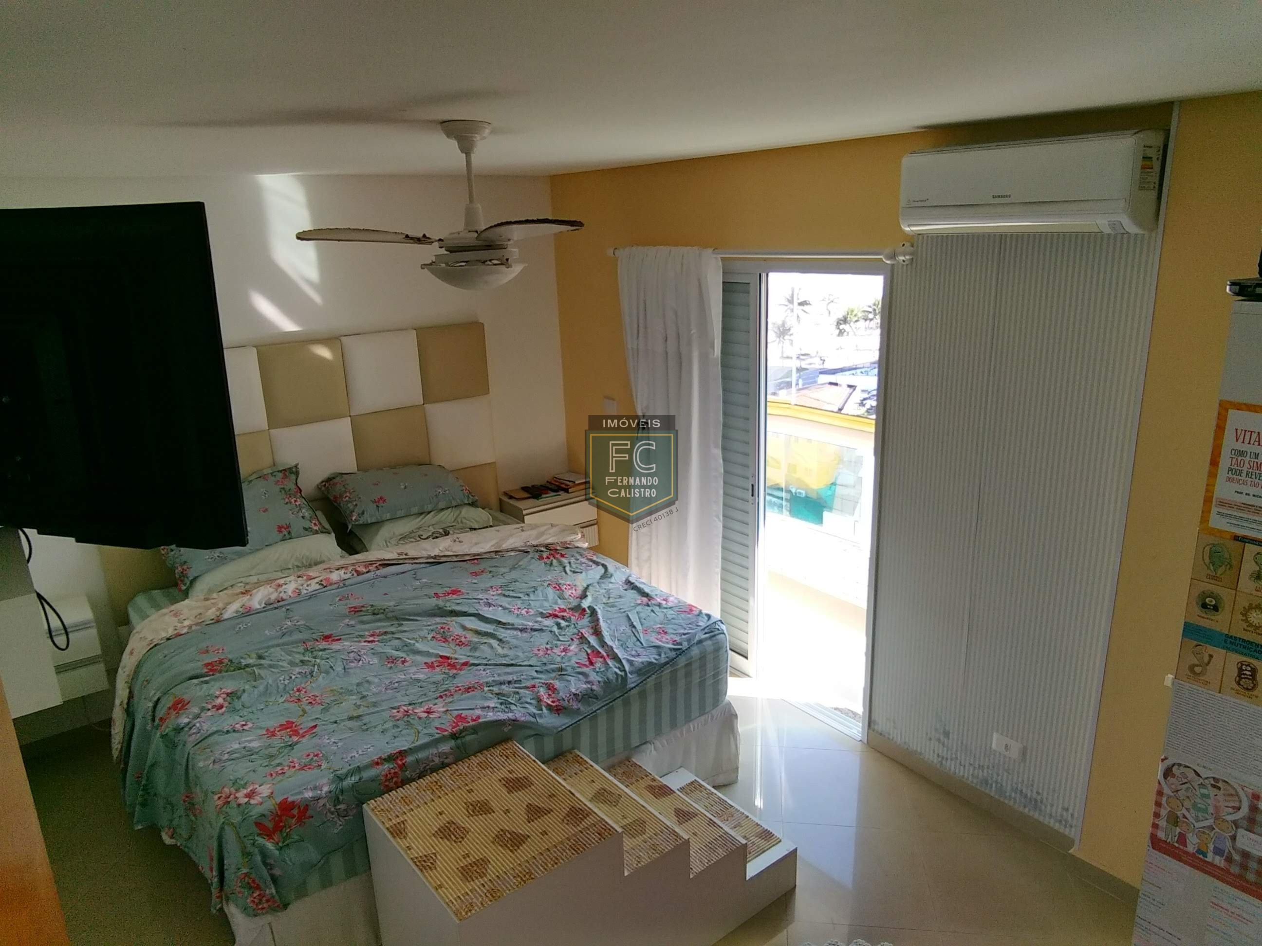 Cobertura Duplex Mobiliada 3 Dormitórios (2 suítes) Vista para o Mar, Piscina e Área Gourmet Privativa, 100 mts da praia, TUPI, Praia Grande /SP