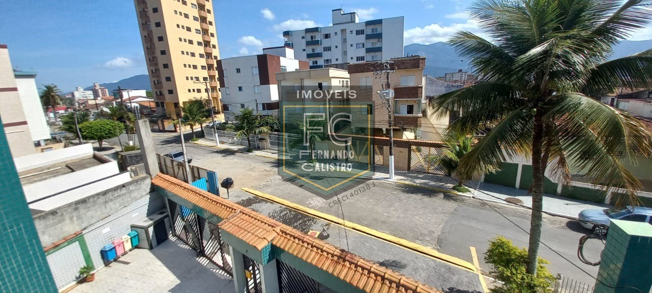 Apartamento 2 dormitórios 2 banheiros amplo de frente para a rua, 1 vaga, condominio com espaço grill, 150 mts da praia, vila caiçara, praia grande sp