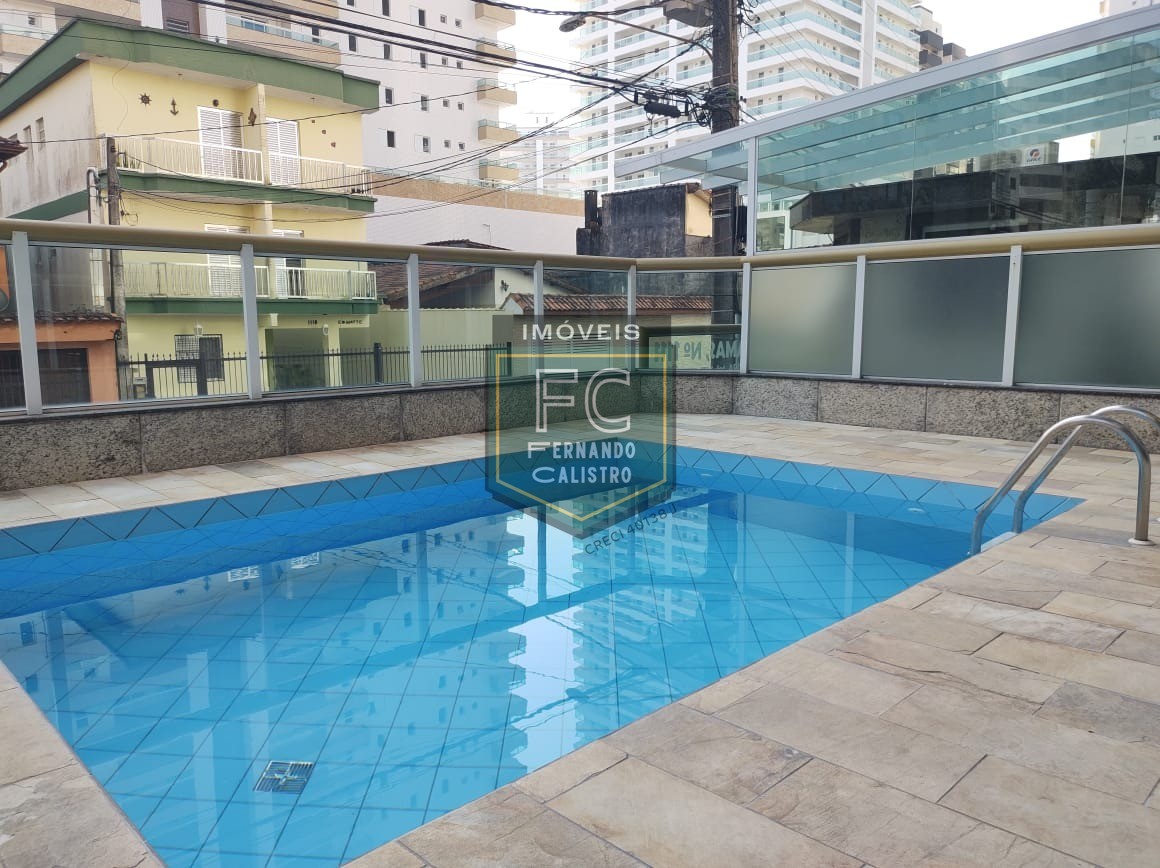 Apartamento alto padrão 3 suítes, vista para o mar, 2 varandas (1 com churrasqueira), 140m², piscina, R$ 630.000 - v. Caiçara - praia grande/sp