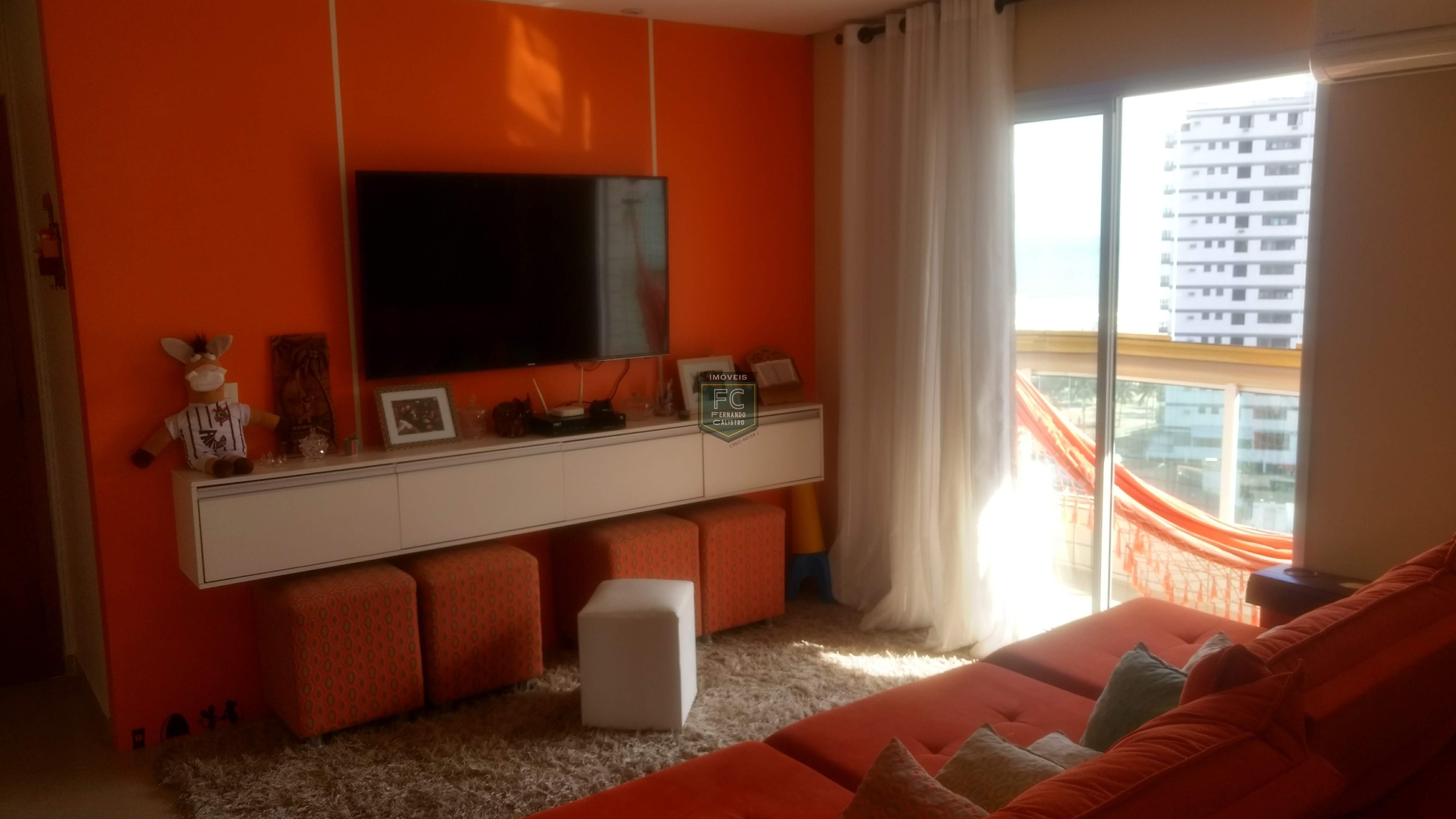 Cobertura Duplex Mobiliada 3 Dormitórios (2 suítes) Vista para o Mar, Piscina e Área Gourmet Privativa, 100 mts da praia, TUPI, Praia Grande /SP