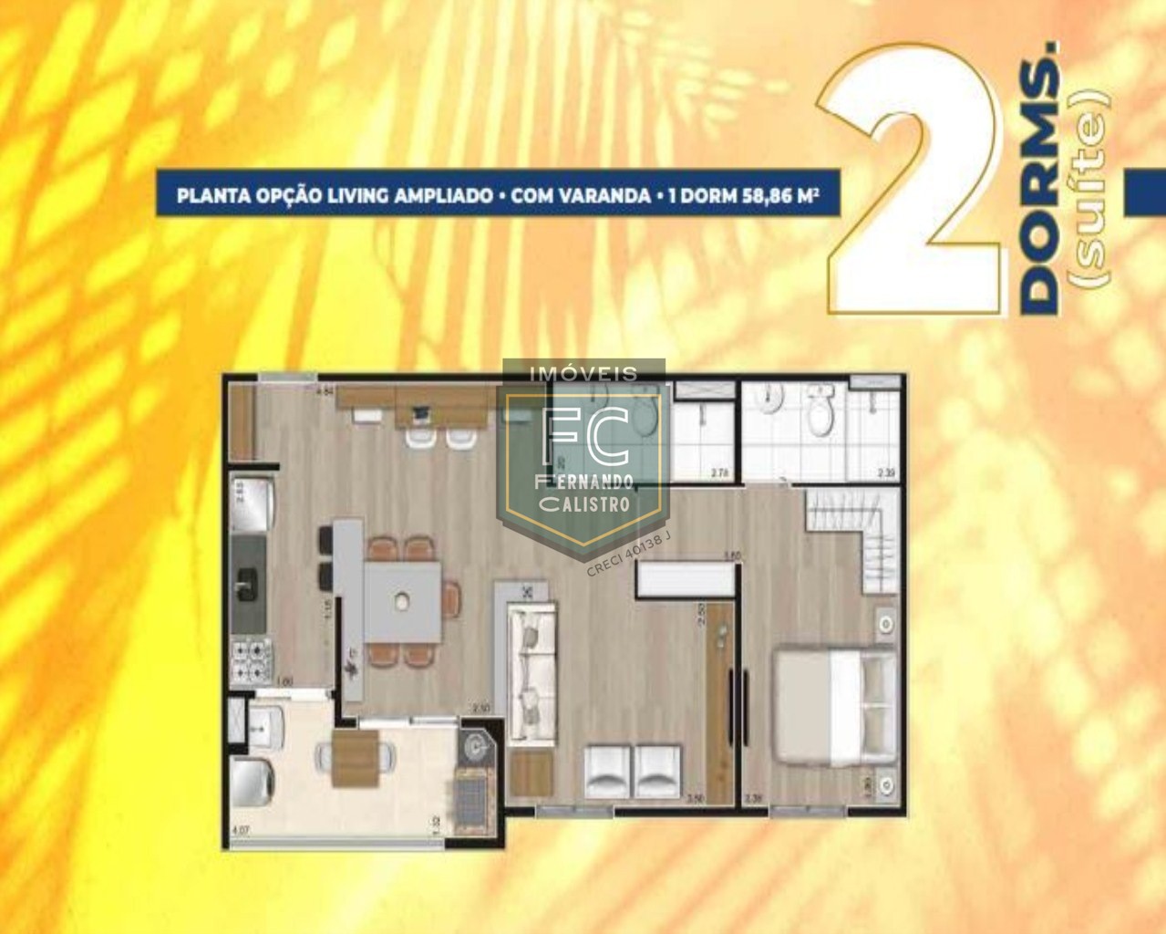 APARTAMENTO COM 1 DORMITÓRIO À VENDA, 47 M² POR R$ 274.950.00, Lazer Completo -Localização privilegiada VERA CRUZ - MONGAGUÁ/SP