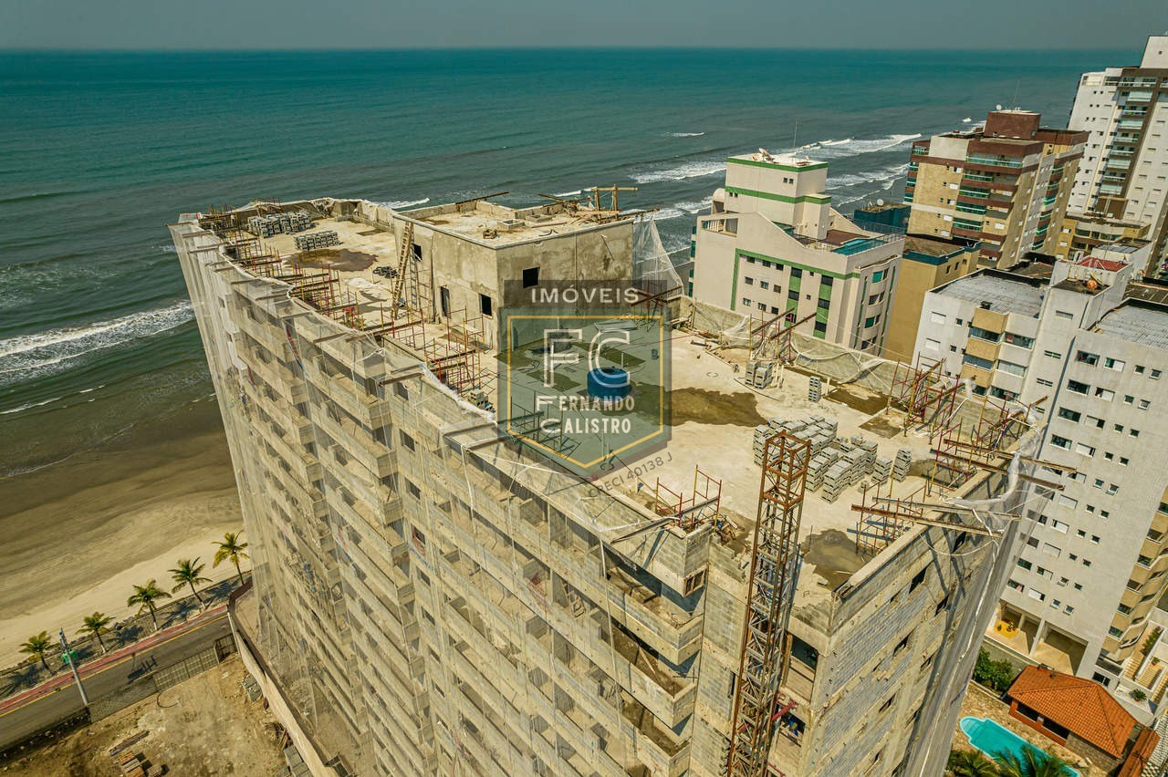 Apartamento alto padrão 2 dormitórios (1 suíte), varanda gourmet c/ vista para o mar, condominio c/ lazer completo frente ao mar, centro, mongaguá/sp