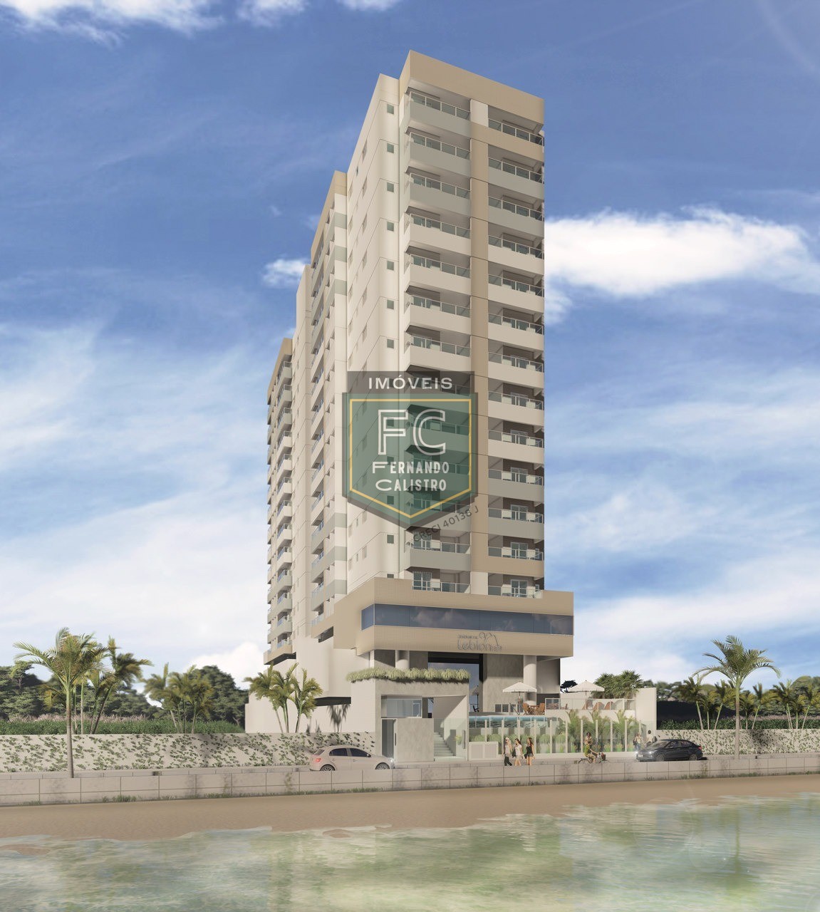 Apartamento alto padrão 2 dormitórios (1 suíte), varanda gourmet c/ vista para o mar, condominio c/ lazer completo frente ao mar, centro, mongaguá/sp