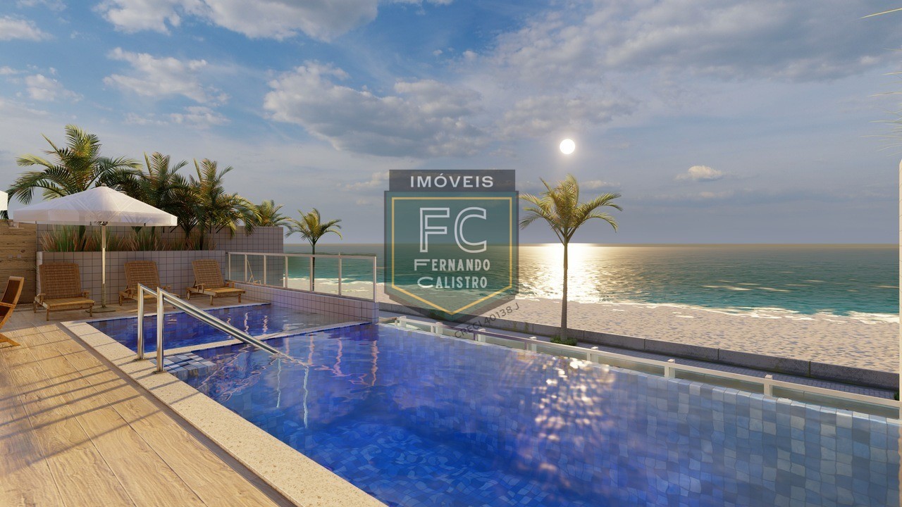 Apartamento alto padrão 2 dormitórios (1 suíte), varanda gourmet c/ vista para o mar, condominio c/ lazer completo frente ao mar, centro, mongaguá/sp